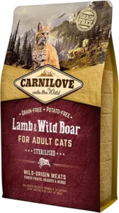 Carnilove Adult Sterilised Agneau et Sanglier
